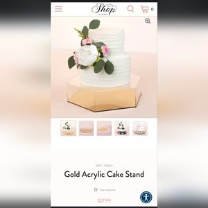 Style Me Pretty Cake Stand (wedding)